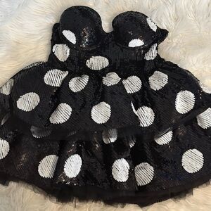 vintage PINK sequin corset dress